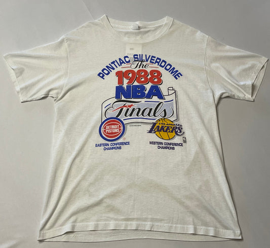 Vintage 1998 Piston Vs Lakers Championship T Shirt