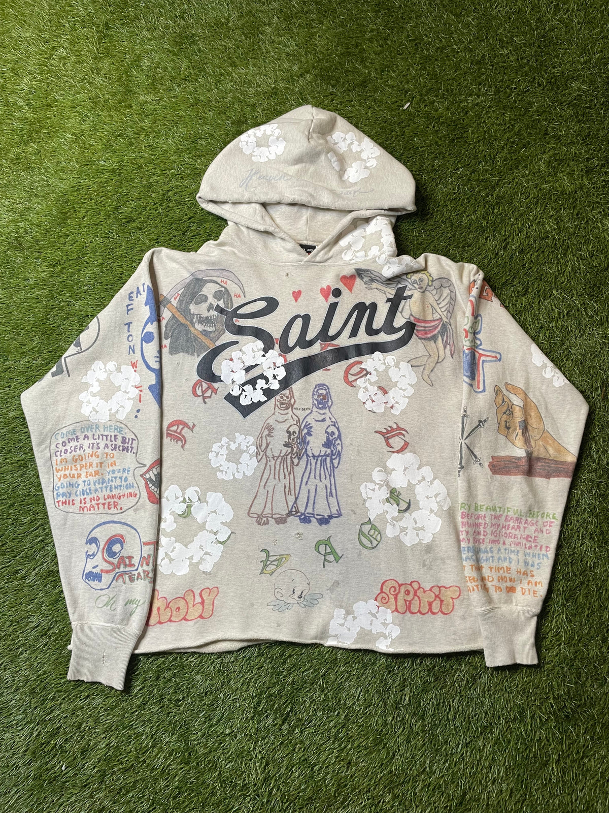 Saint Mxxxxxxx x Denim Tears Graffiti Hoodie