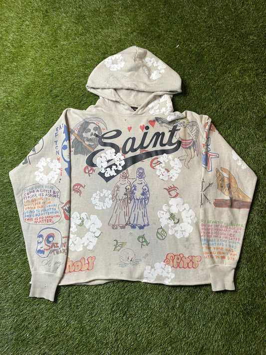 Saint Mxxxxxxx x Denim Tears Graffiti Hoodie
