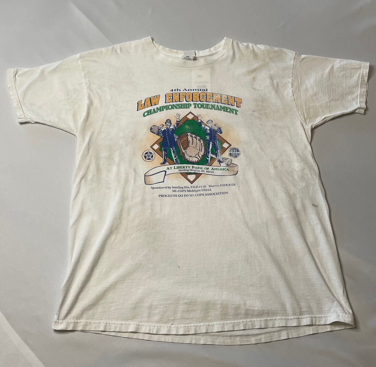 Vintage Law Enforcement Hooters T Shirt