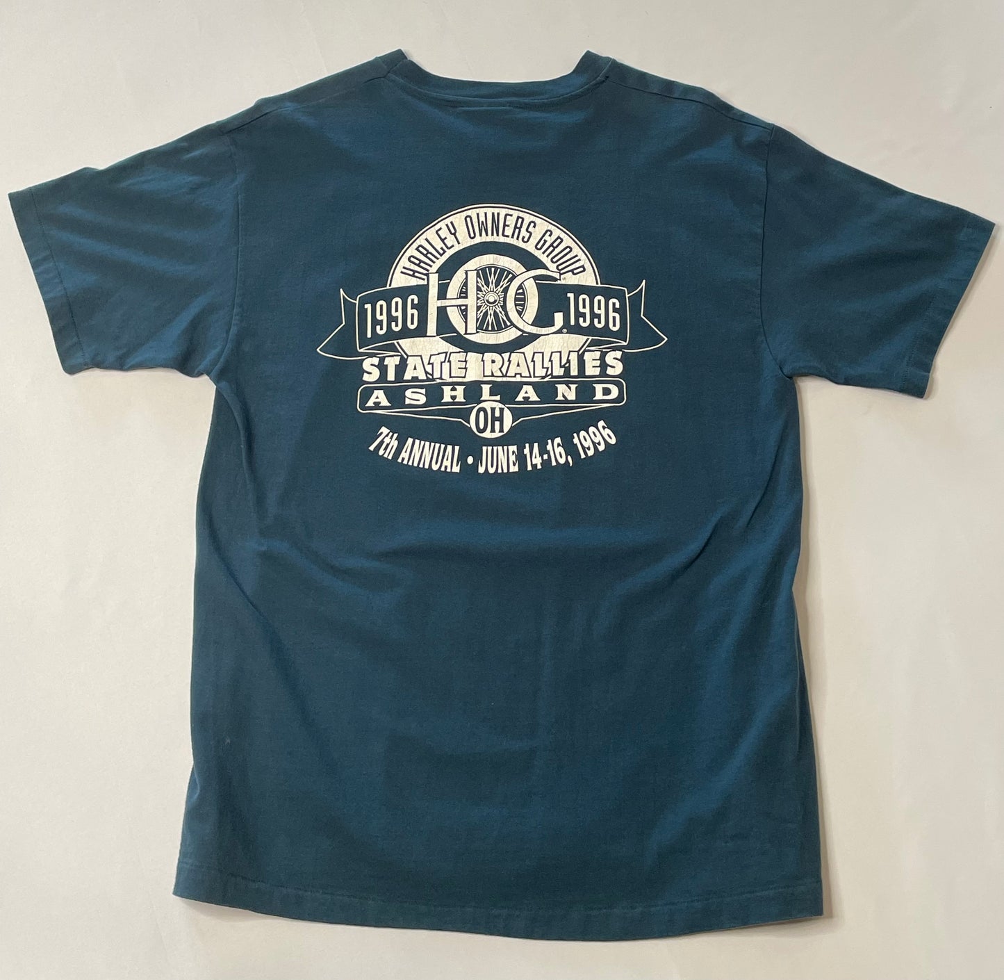 Vintage Harley Davidson Ohio State Hog Rally T Shirt