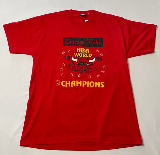 Vintage 1991 Chicago Bulls Champs T Shirt