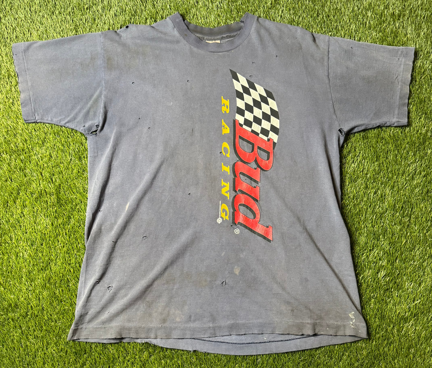 Vintage 90's Bud Racing T Shirt