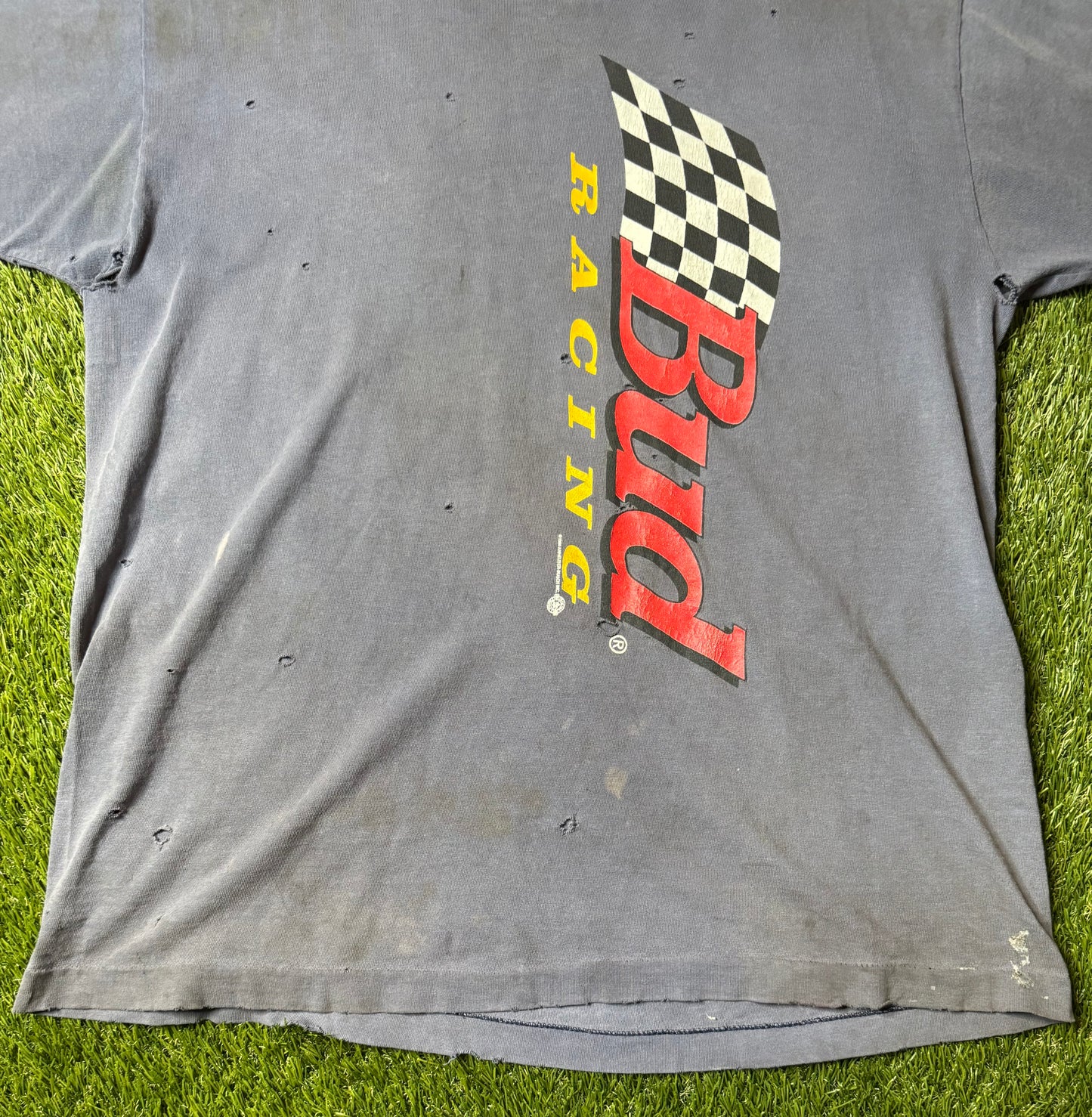 Vintage 90's Bud Racing T Shirt