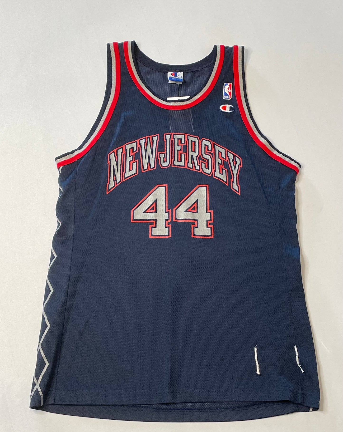 Vintage Nick Van Horn New Jersey Nets Champion Jersey