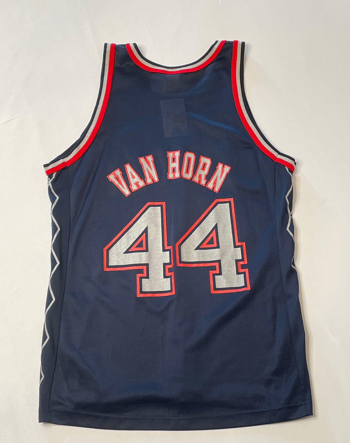 Vintage Nick Van Horn New Jersey Nets Champion Jersey