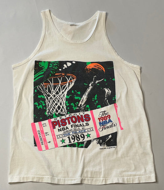 Vintage 1989 Detroit Pistons Tank Top