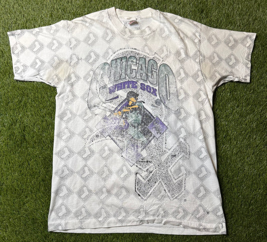 Vintage 90's Chicago White Sox AOP T Shirt