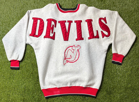 Vintage 90's New Jersey Devils Crewneck