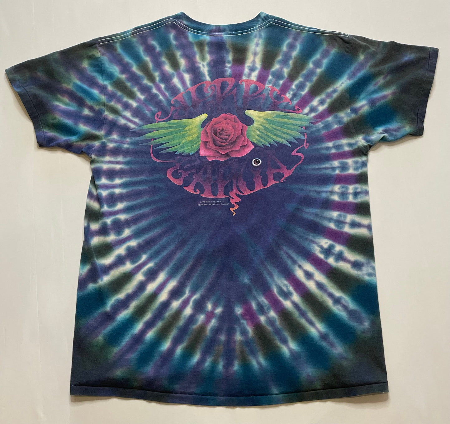 Vintage Jerry Garcia Tye Dye T Shirt