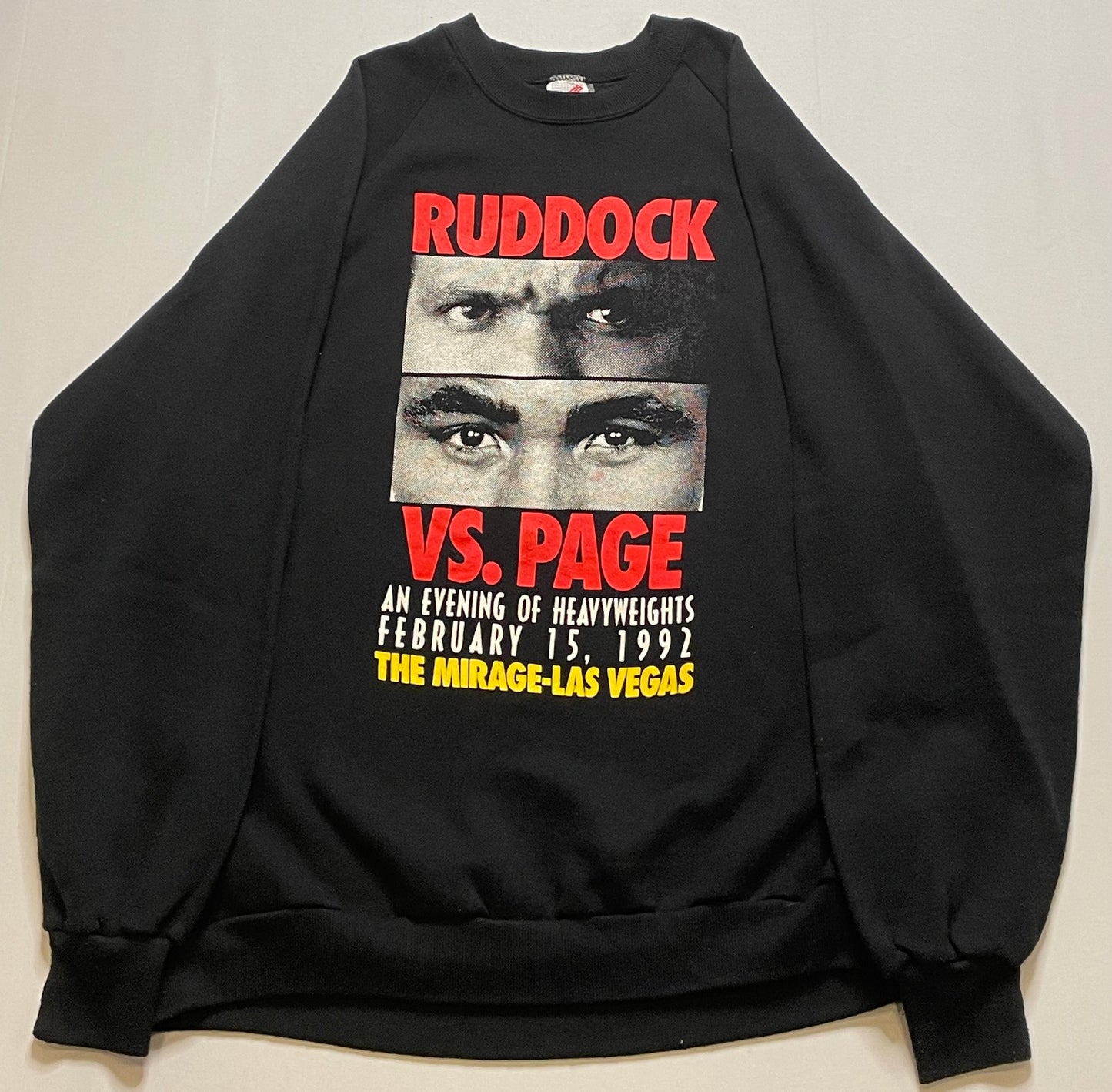 Vintage Ruddock VS Page Boxing Promo Crewneck