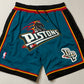 Just Don Mitchell & Ness Detroit Pistons Short's