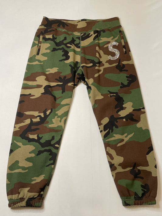 Supreme Swarovski Camo Sweatpant's