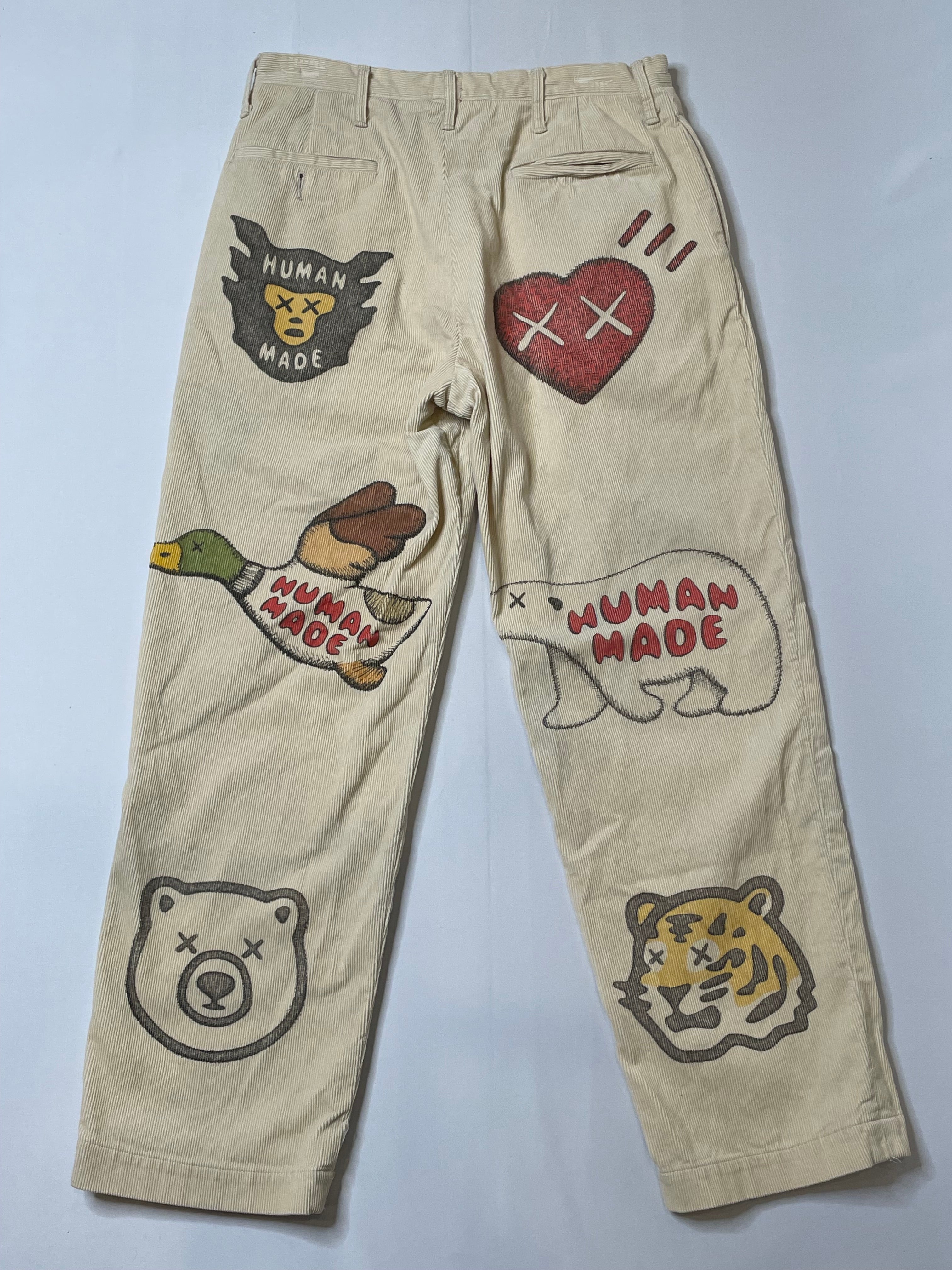 Kaws Human Made Corduroy Pants – Thevintagevaultclawson