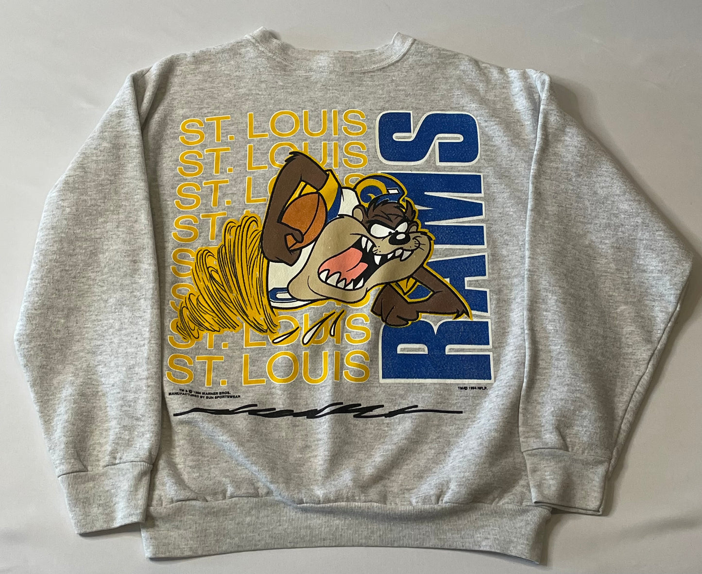 Vintage St Louis Rams Looney Tunes T Shirt