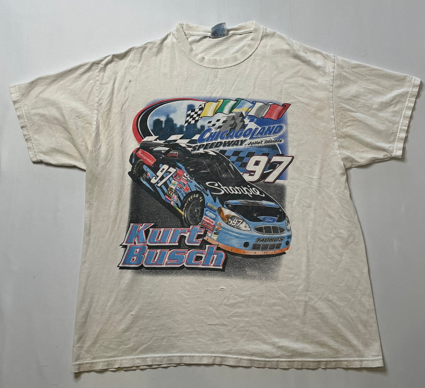 Vintage Kurt Busch Racing T Shirt