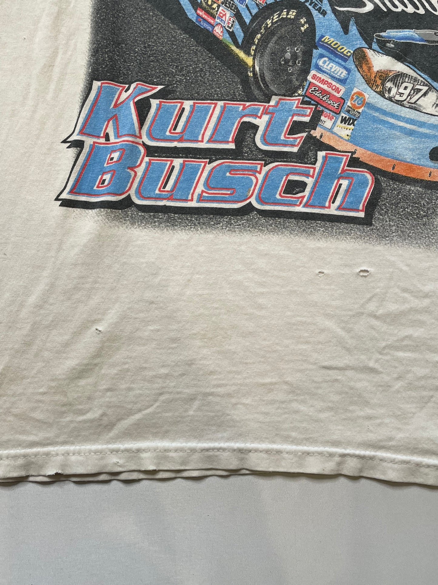 Vintage Kurt Busch Racing T Shirt