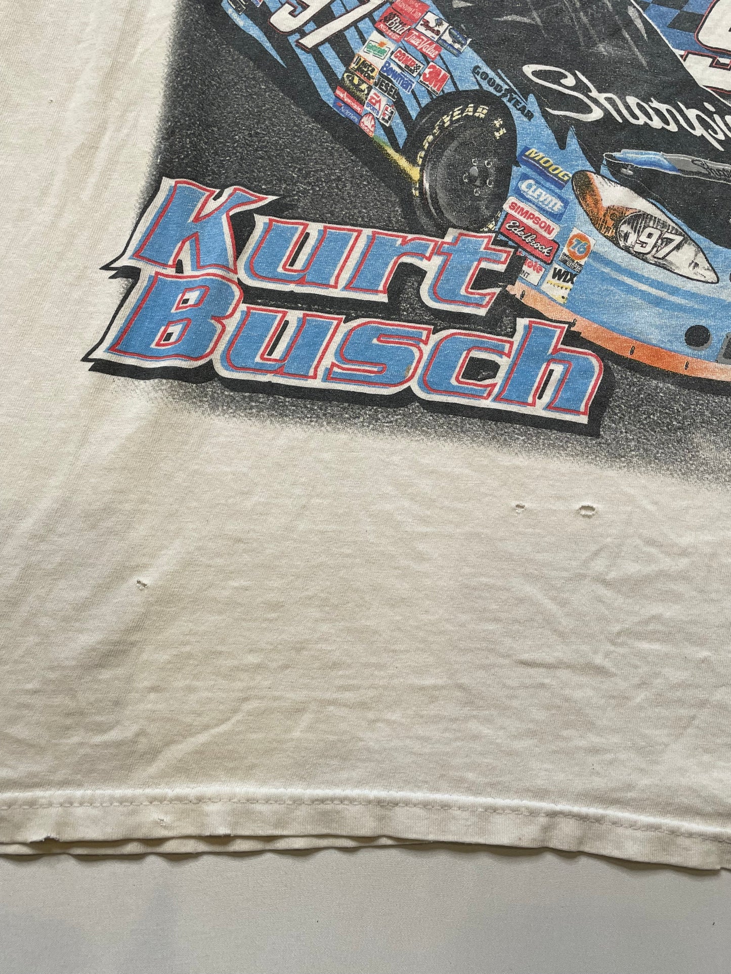 Vintage Kurt Busch Racing T Shirt