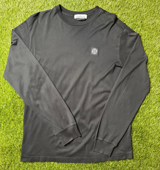 Stone Island Black Long Sleeve Shirt