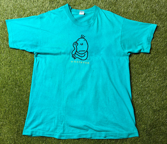 Vintage Whatever Embroidered T Shirt