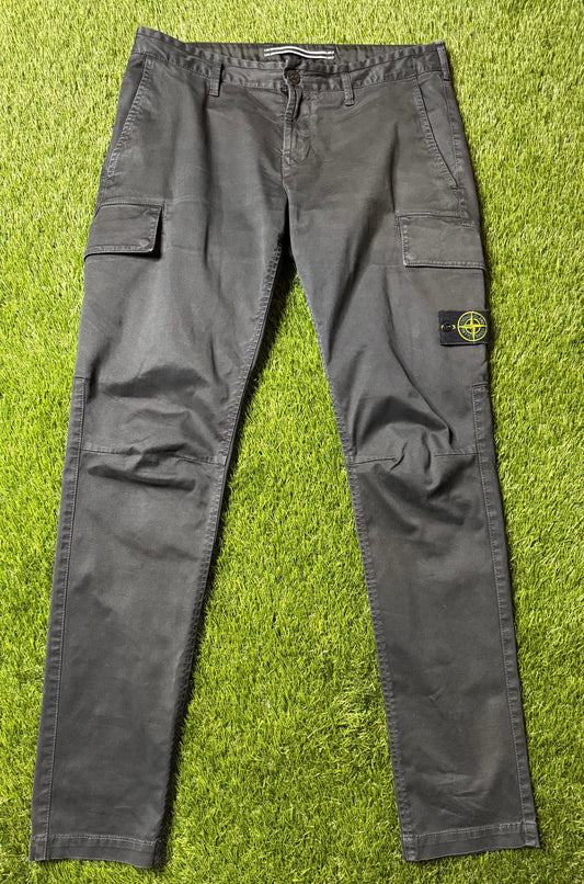 Stone Island Black Cargo Pants