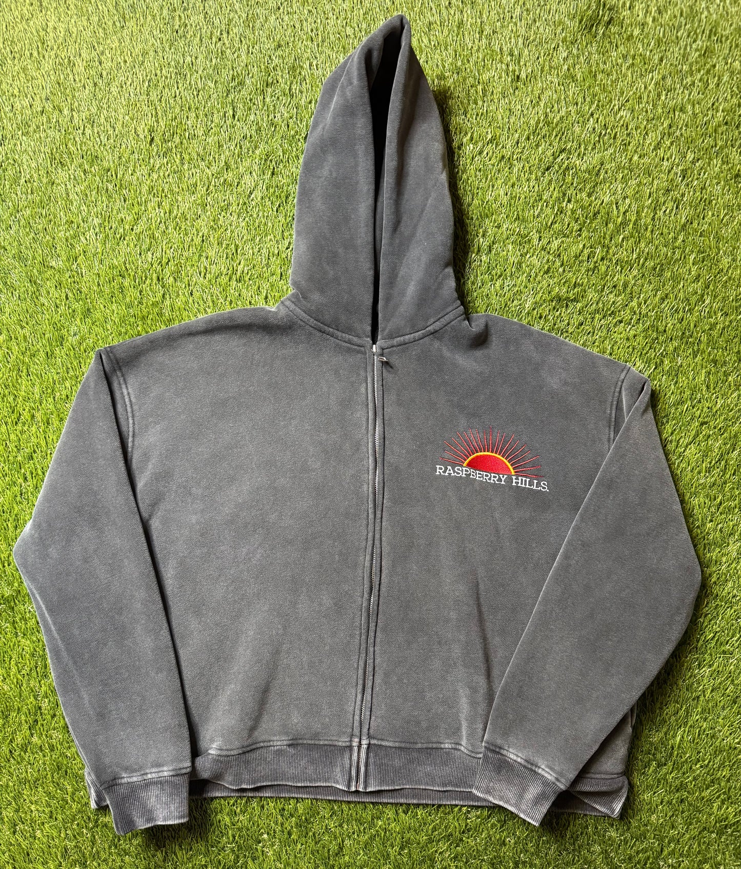 GV Gallery Raspberry Hills Zip Up Washed Black