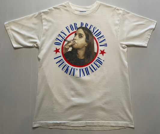 Vintage Ozzy Osbourne "Ozzy for President" T Shirt