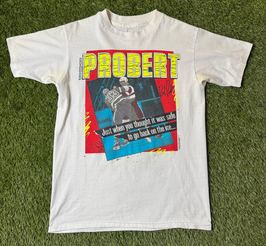 Vintage 90's Bob Probert Red Wings T Shirt