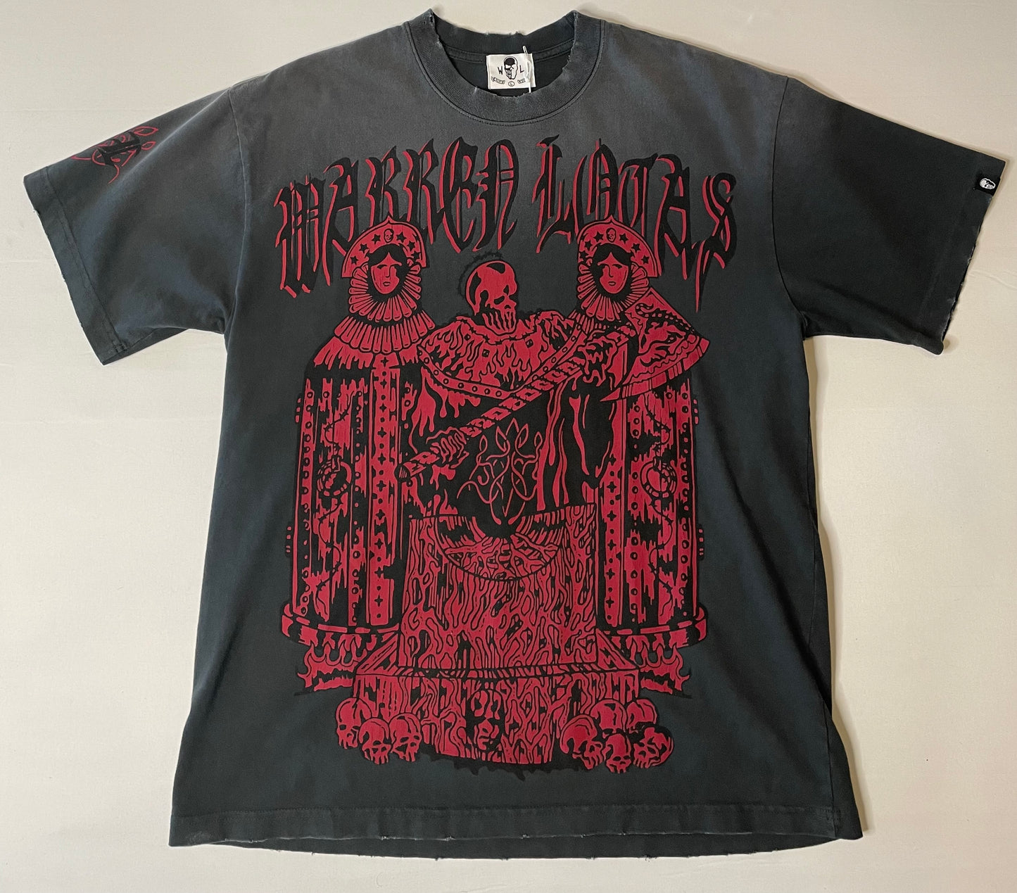 Warren Lotas Red Skull T Shirt