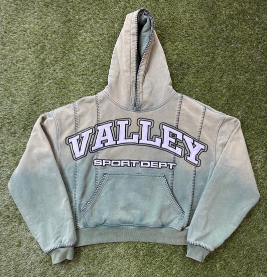 Vale Valley Sport Dept Green Fade Hoodie