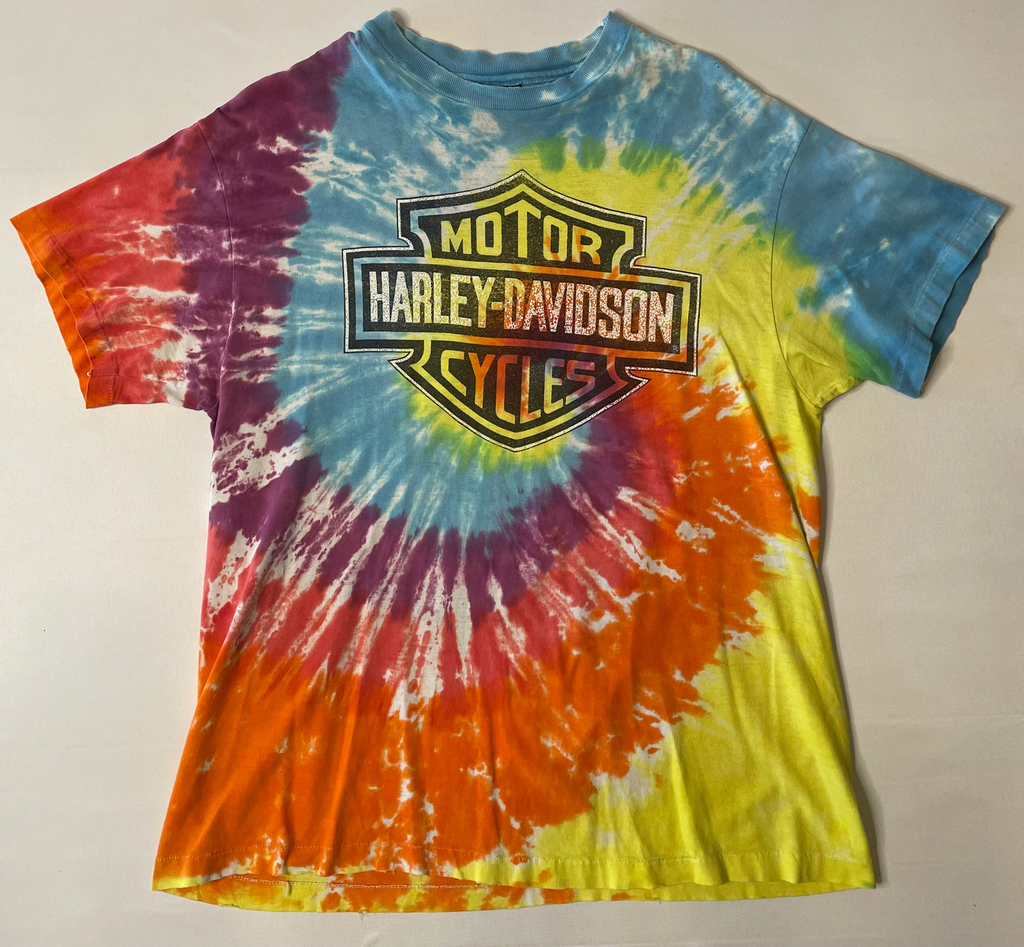 Vintage Knoxville TN Harley Davidson Tie Dye T Shirt