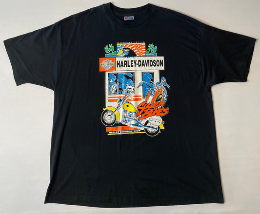 Vintage St Maarten Harley Davidson T Shirt