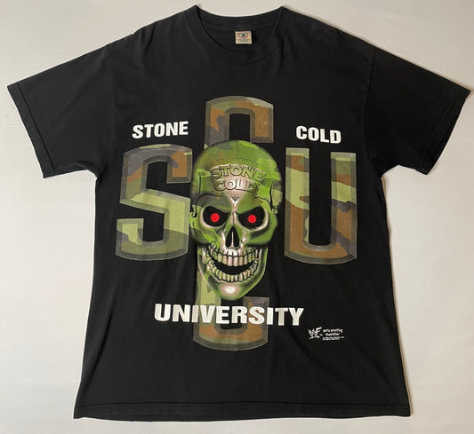 Vintage WWE Stone Cold School of Hard Knocks T Shirt