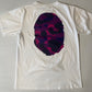 Bape Purple Camo Big Head T Shirt