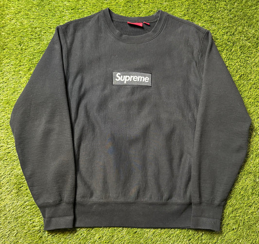 Supreme Washed Box Logo Crewneck