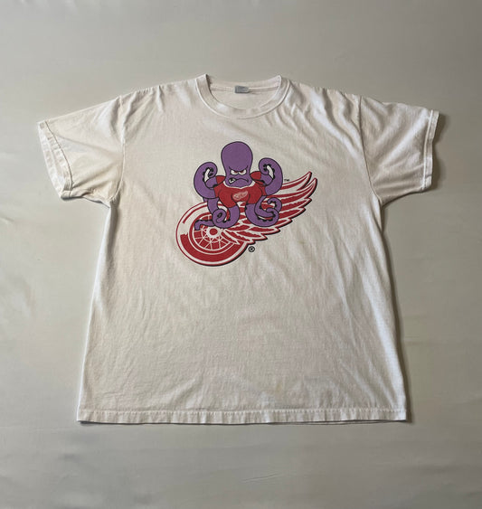 Vintage Detroit Red Wings Octopus T Shirt