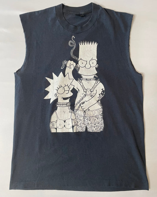 Vintage Simpson Cut off T shirt