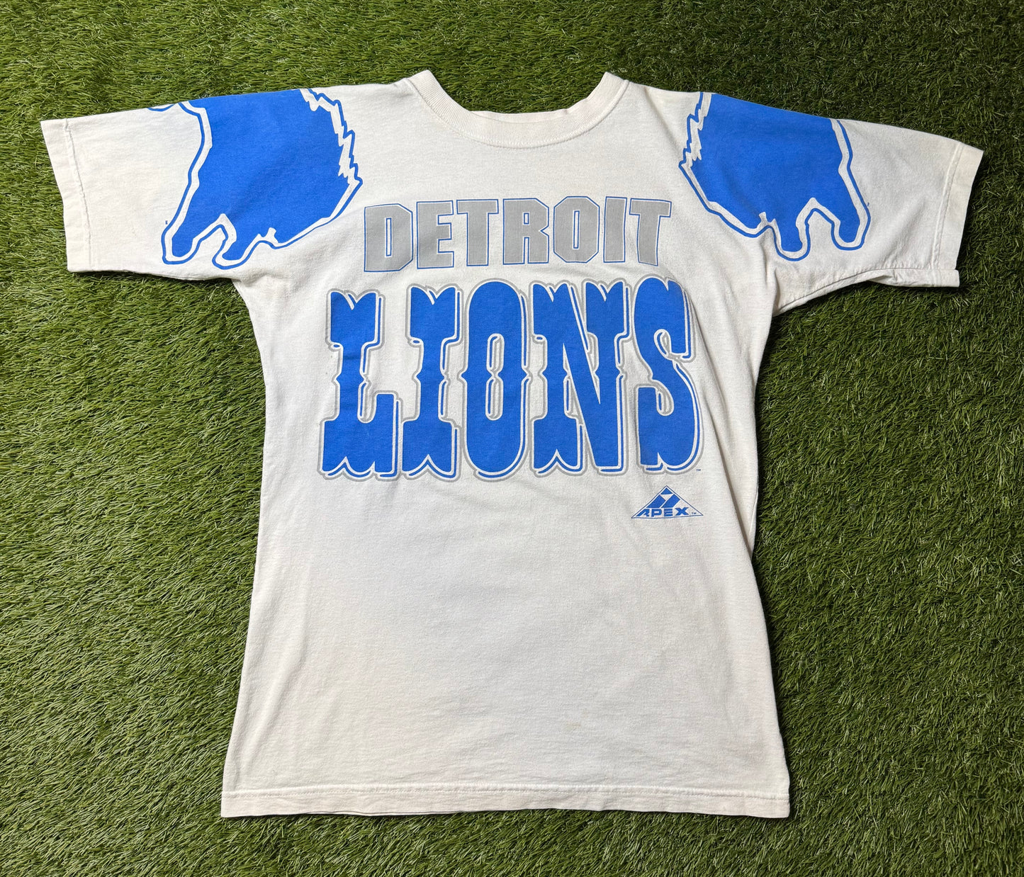 Vintage 90's Apex Detroit Lions T Shirt