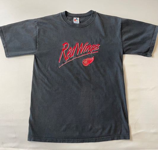 Vintage RedWings Spell Out T Shirt