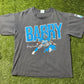 Vintage 1992 Barry Sanders Lions Distressed T Shirt