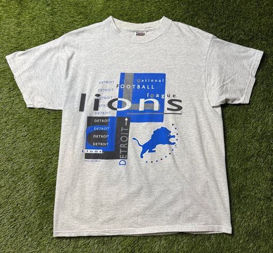 Vintage 1995 Detroit Lions T Shirt
