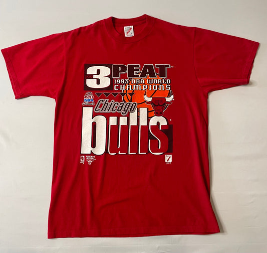 Vintage Chicago Bulls 3 Peat T Shirt