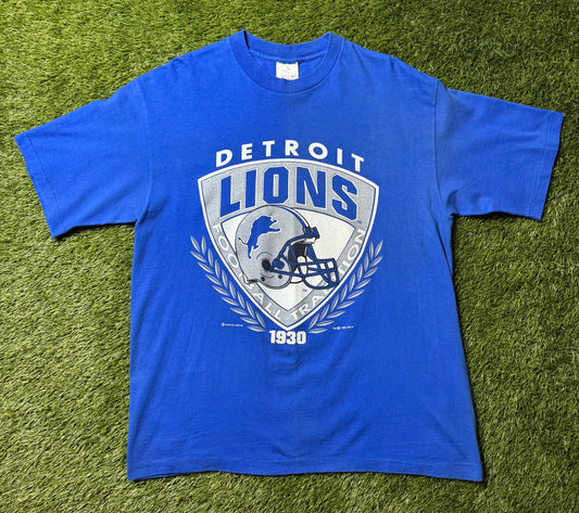 Vintage 1993 Detroit Lions Chalk line T Shirt
