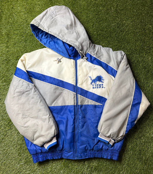Vintage 90's Detroit Lions Gameday Puffer Jacket