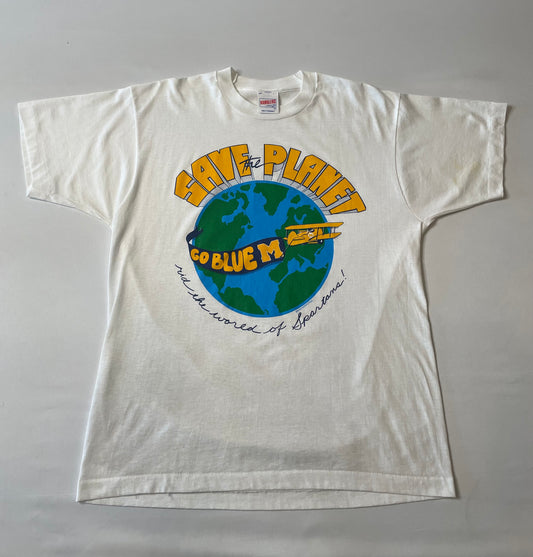 Vintage University of Michigan Save the Planet T Shirt