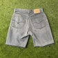 Vintage 90's Levi Black Denim Jorts