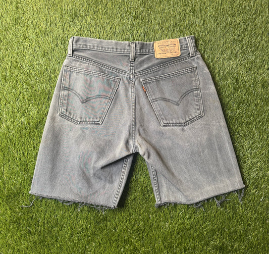 Vintage 90's Levi Black Denim Jorts