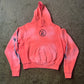 Hellstar Sun Faded Orange Hoodie