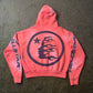 Hellstar Sun Faded Orange Hoodie