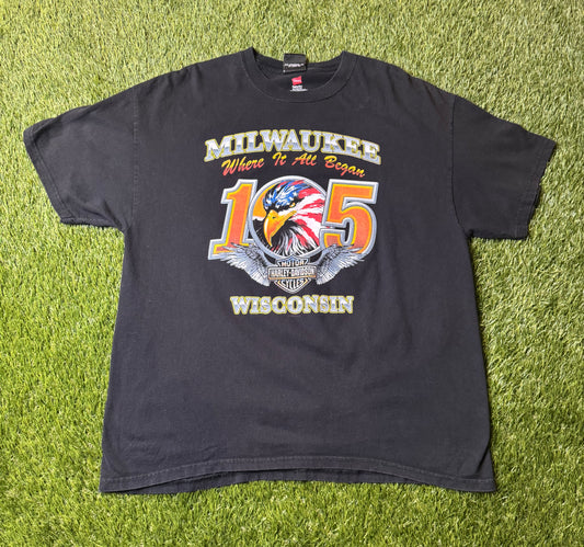 Vintage 2008 Harley Davidson T Shirt